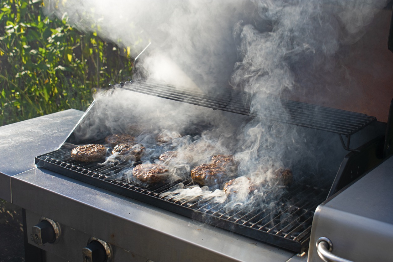 A large bbq grill