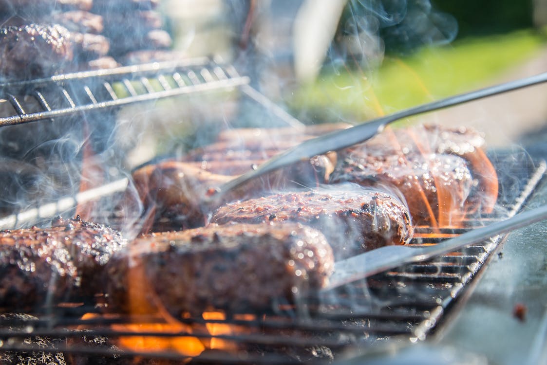 closeup photo of grilled meat